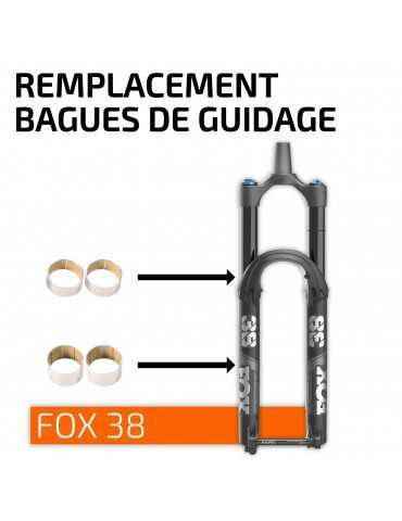 Remplacement bagues de guidage FOX 38
