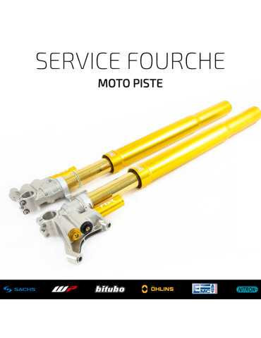 Entretien fourche moto piste