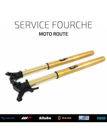 Entretien fourche moto route