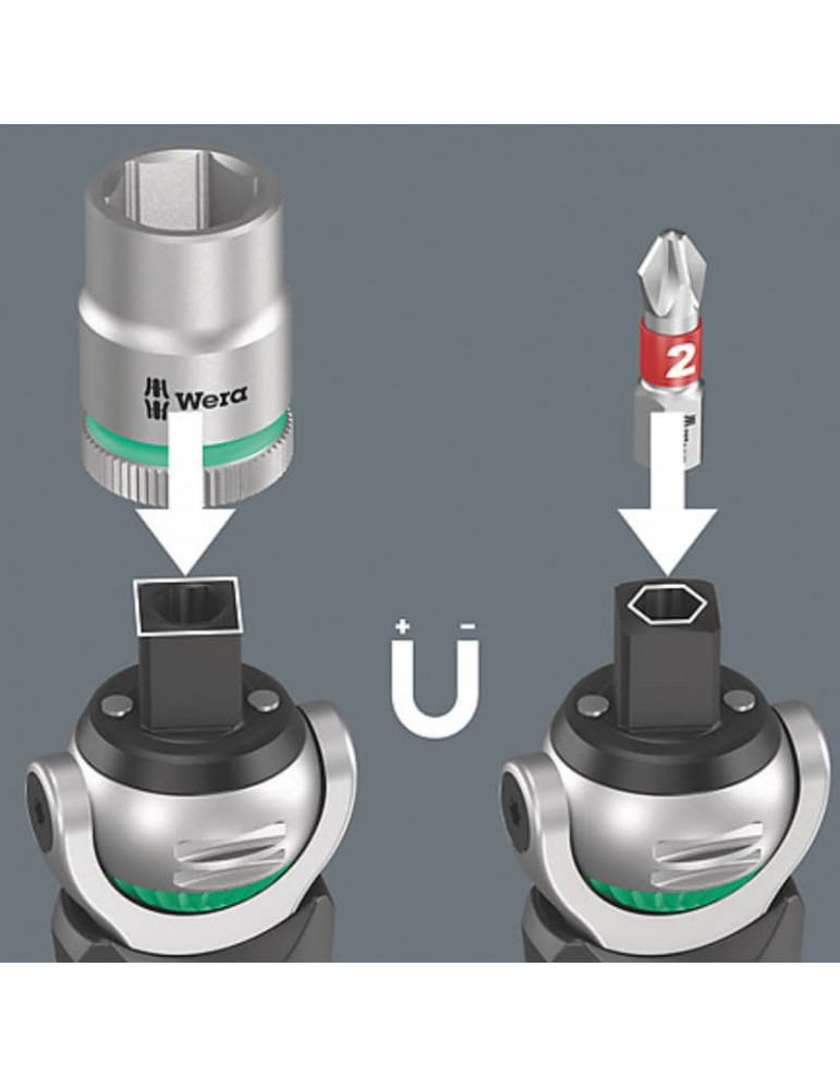 Outil WERA 8009 Zyklop Pocket Set 2, 18 pièces 05004281001