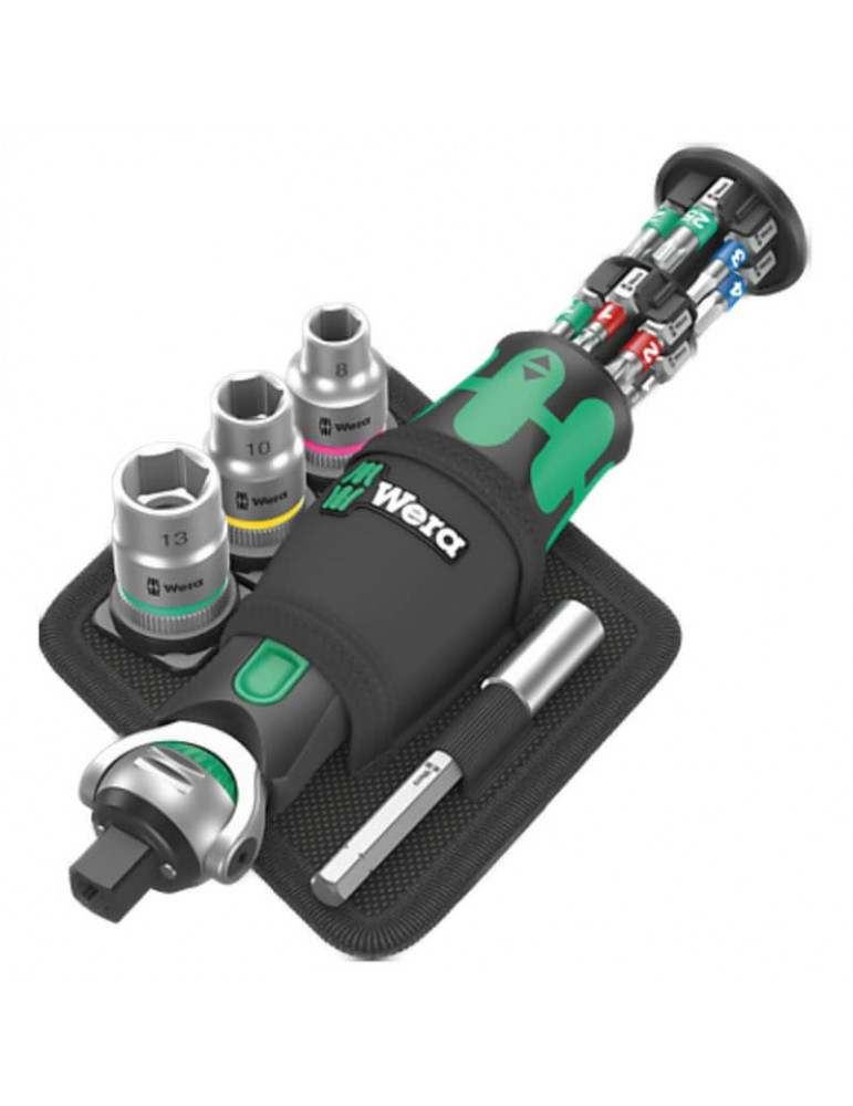 Outil WERA 8009 Zyklop Pocket Set 2, 18 pièces 05004281001