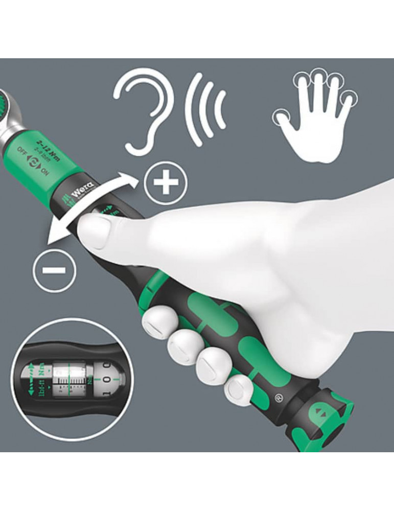 Outil WERA Safe-Torque A 2 Set 1, avec emmanchement hexagonal 1/4", 2-