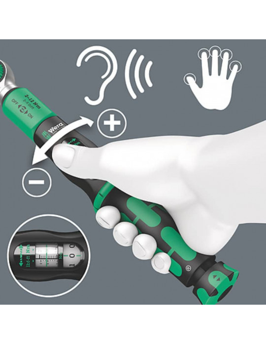 Outil WERA Safe-Torque A 2 Set 1, avec emmanchement hexagonal 1/4", 2-