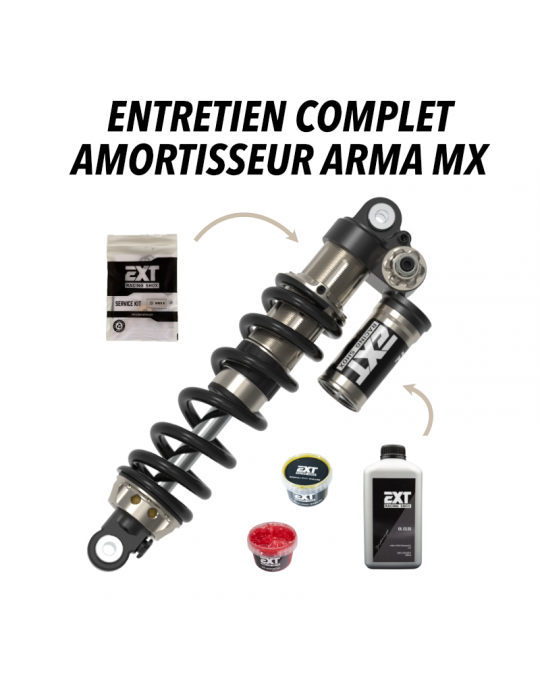 Entretien amortisseur moto EXT ARMA MX