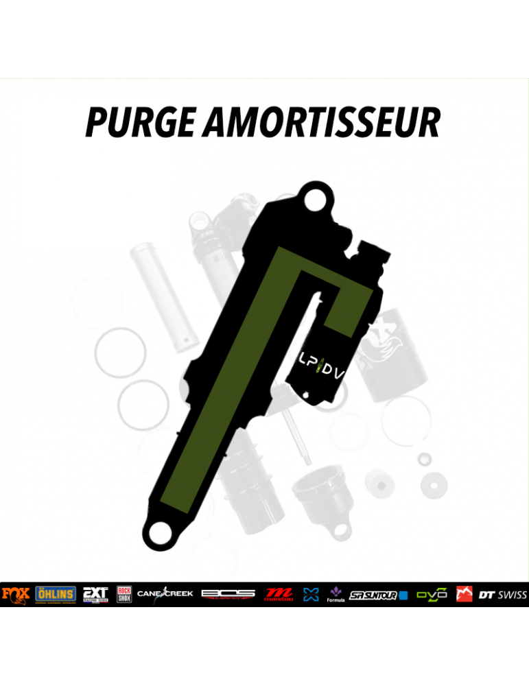 Purge amortisseur VTT