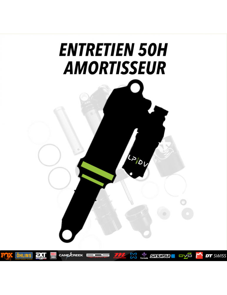 Entretien des 50h amortisseur VTT