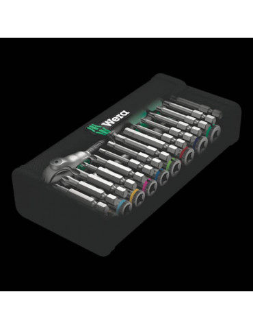 Outil WERA 8100 SA 9 Jeu cliquet Zyklop Speed, à carré... 2