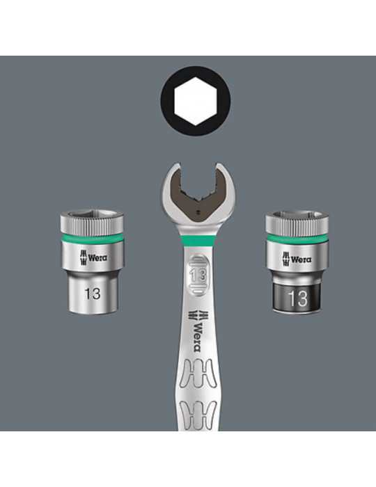 WERA 6000 Joker 4 Imperial Set 1 Jeu de clés mixtes à cliquet %separator% Impérial