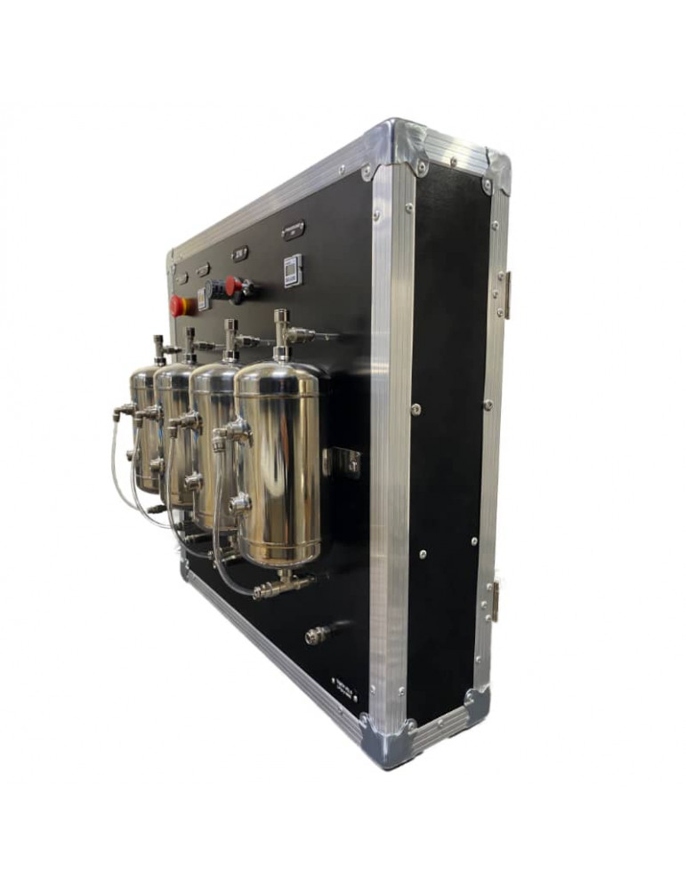 Machine de purge suspensions LPDV vue de côté gauche