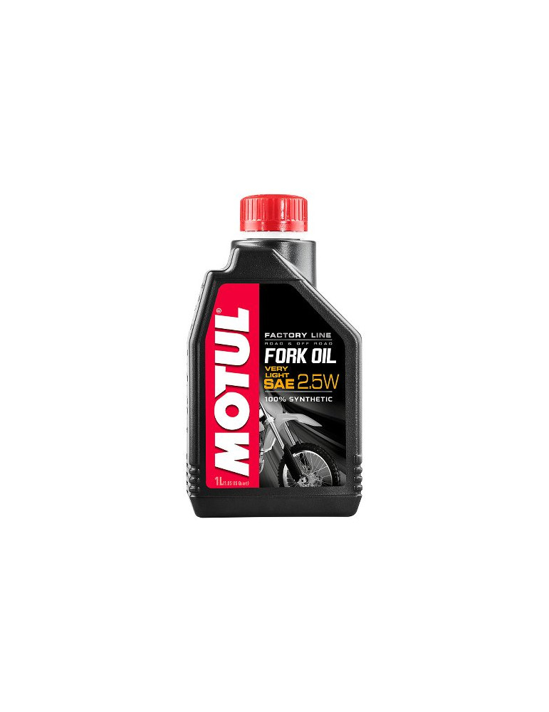 Huile de fourche MOTUL Fork Oil Factory Line 2.5W – 1 Litre