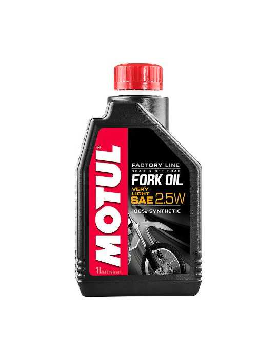 Huile de fourche MOTUL Fork Oil Factory Line Very Light 2.5W – 1 Litre