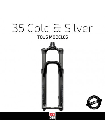 Service 35 Gold & Silver RockShox