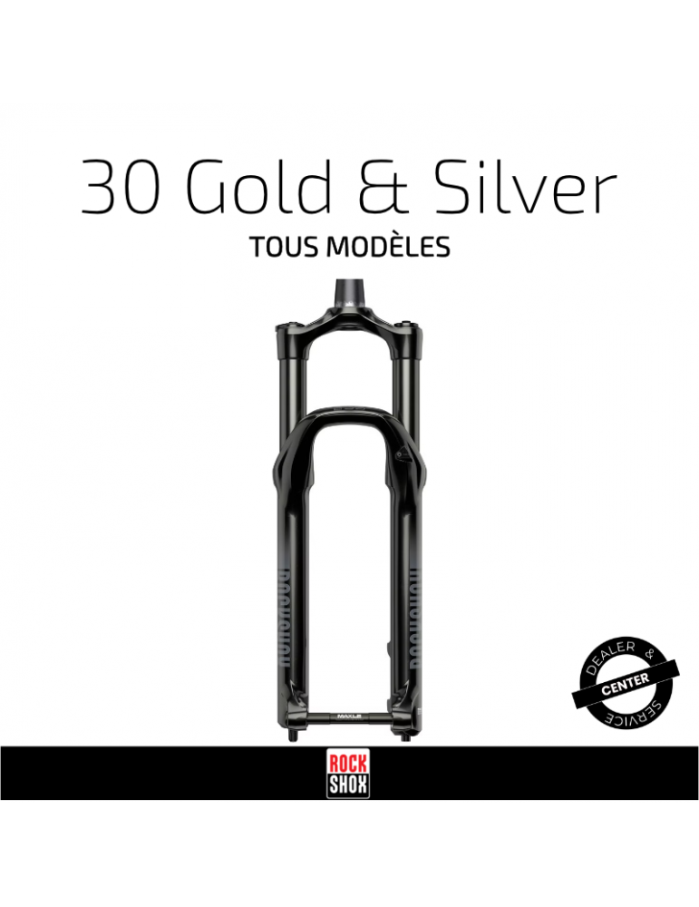 Entretien fourche RockShox 30 Gold et Silver