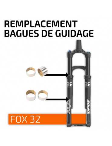 Remplacement bagues de guidage FOX 32
