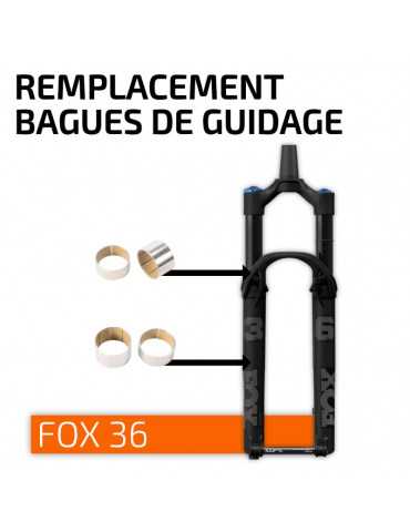 Remplacement bagues de guidage FOX 36