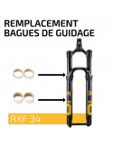 Remplacement bagues de guidage ÖHLINS RXF34
