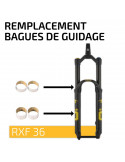 Remplacement bagues de guidage ÖHLINS RXF36