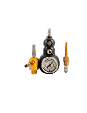 Kit de pressurisation d'amortisseur, échelle 0-25 Bar, coupleur rapide