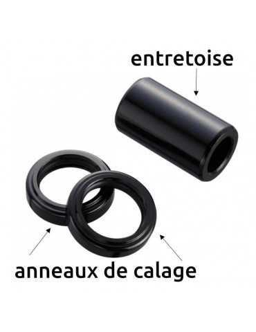 Kit entretoise amortisseur VTT