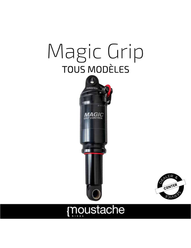 Entretien amortisseur MOUSTACHE Magic Grip & Grip Control