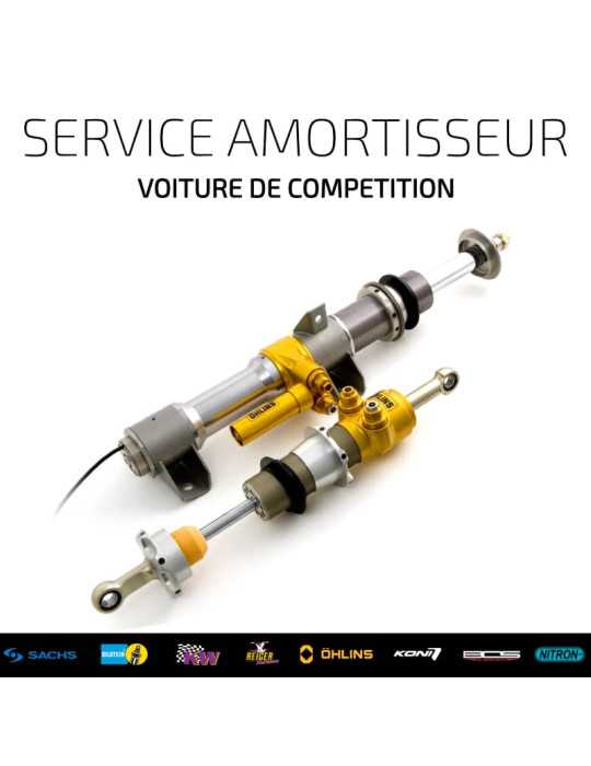 Entretien amortisseur voiture compétition - préparation