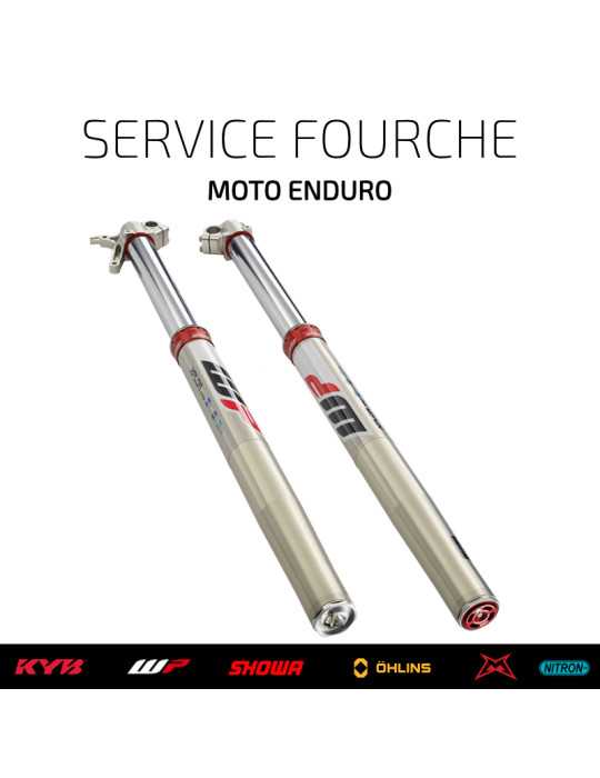 Entretien fourche moto enduro