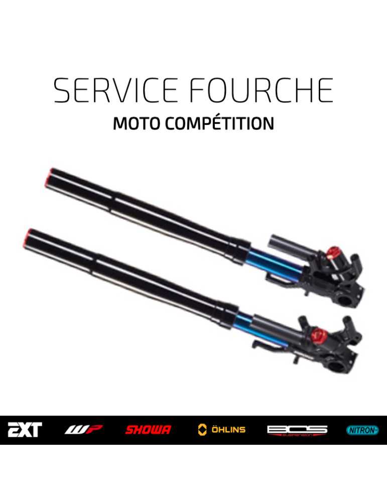Entretien fourche moto compétition