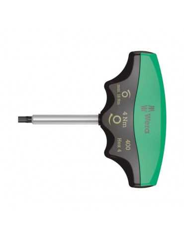 Outil WERA Clé six pans 4mm WERA avec indicateur de couple 4Nm