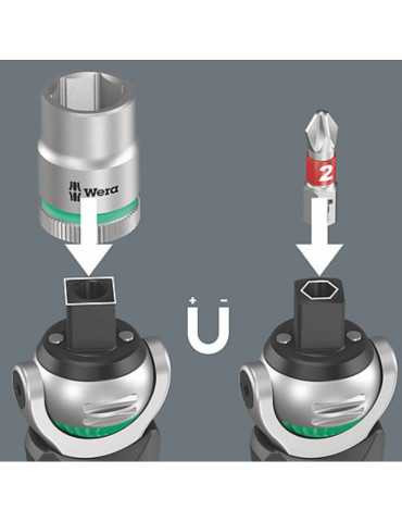 Outil WERA 8009 Zyklop Pocket Set 2, 18 pièces 05004281001