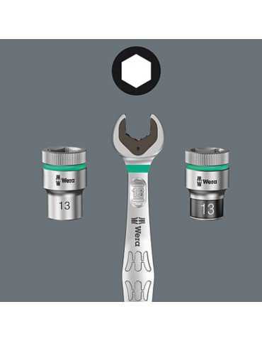 Outil WERA 6005 Joker 4 Set 1 Jeu de clés double fourche, 4 pièces 05020314001