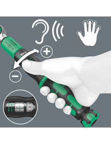 Outil WERA Safe-Torque A 2 Set 1, avec emmanchement hexagonal 1/4", 2-12 Nm, 23 pièces 05075832001