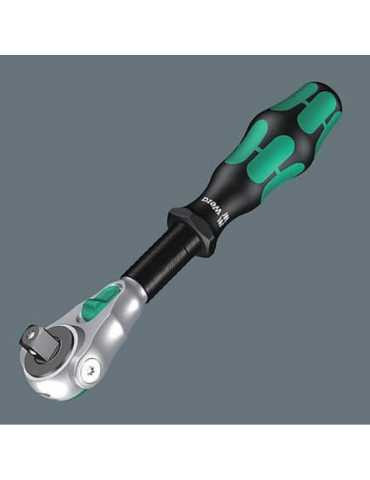 Outil WERA 8100 SA 9 Jeu cliquet Zyklop Speed, à carré 1/4", syst. impérial, 28 pièces