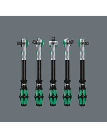 Outil WERA 8100 SA 9 Jeu cliquet Zyklop Speed, à carré 1/4", syst. impérial, 28 pièces