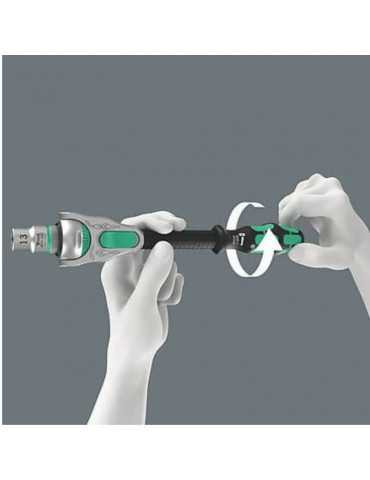 Outil WERA 8100 SA 9 Jeu cliquet Zyklop Speed, à carré 1/4", syst. impérial, 28 pièces