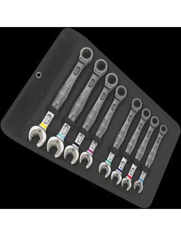 Outil WERA 6000 Joker 8 Imperial Set 1 Jeu de clés mixtes à cliquet, syst. impérial, 8 pièces