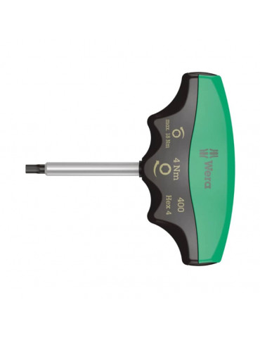 Clé six pans 4mm WERA avec indicateur de couple 4Nm