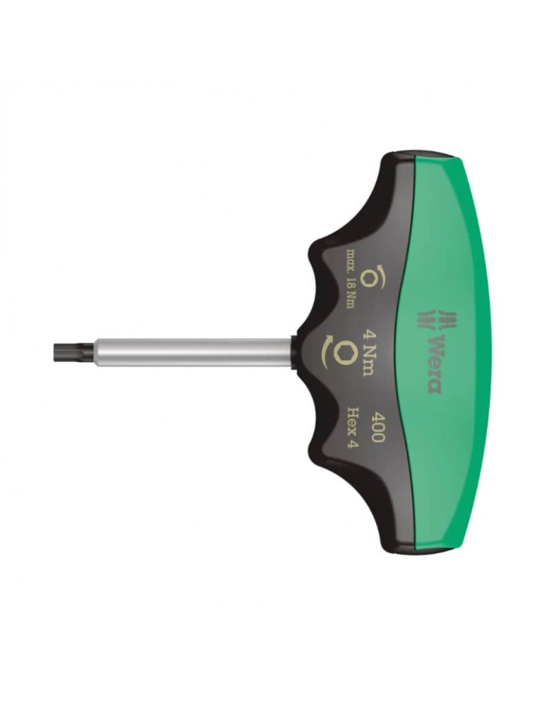 Clé six pans 4mm WERA avec indicateur de couple 4Nm