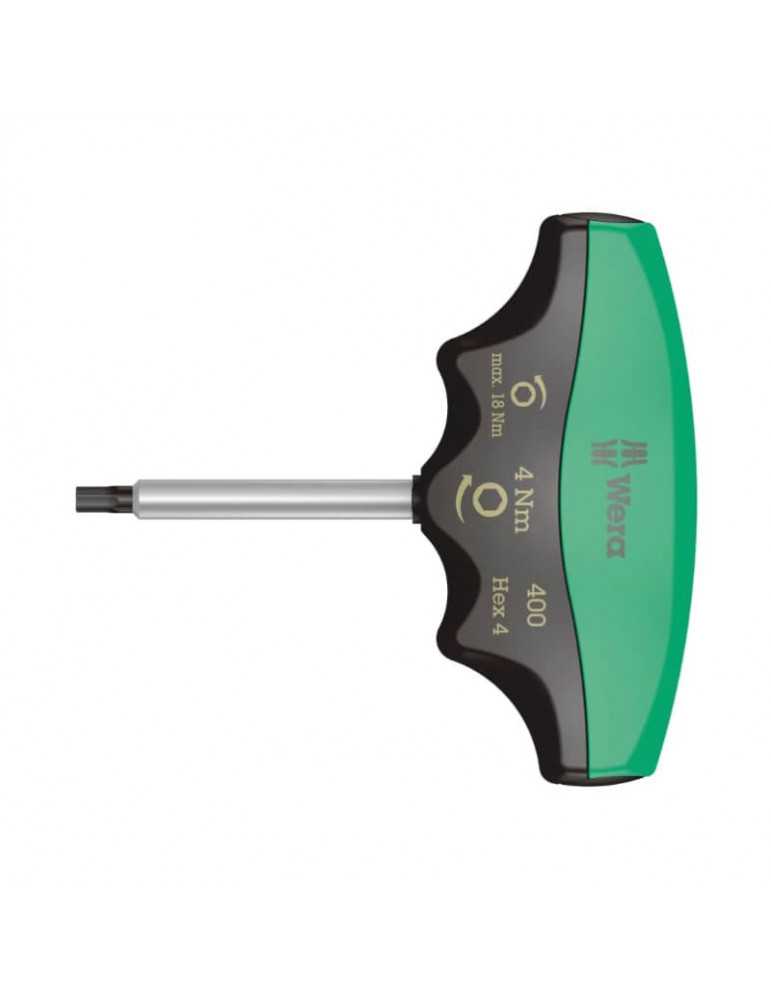 Clé Allen 4 mm %separator% Wera %separator% avec indicateur de couple 4 Nm