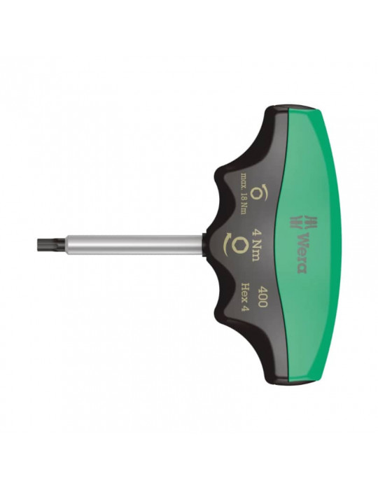 Clé six pans 4mm WERA avec indicateur de couple 4Nm